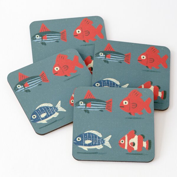 Item preview, Drawn fishes designed and sold by chill-a-lot.