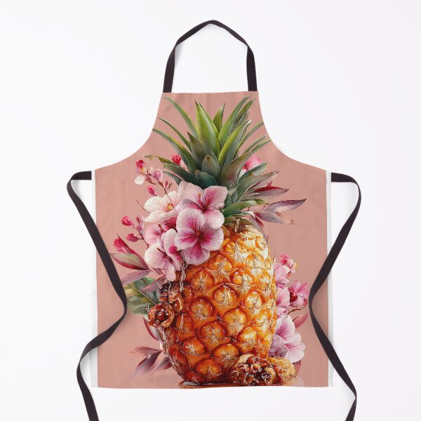 Item preview, Pineapple Tropical Fruits and Flowers designed and sold by Grafititee.