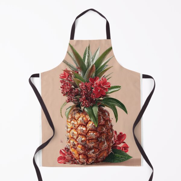Item preview, Pineapple Tropical Fruits and Flowers designed and sold by Grafititee.