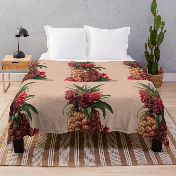 Item preview, Pineapple Tropical Fruits and Flowers designed and sold by Grafititee.