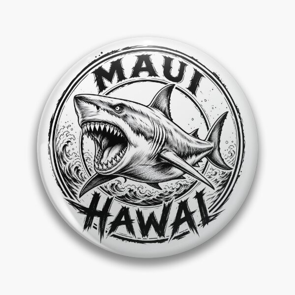 Item preview, Maui Hawaii Great White Shark Design designed and sold by castillomiami.
