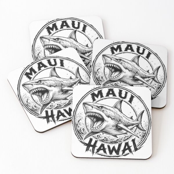 Item preview, Maui Hawaii Great White Shark Design designed and sold by castillomiami.
