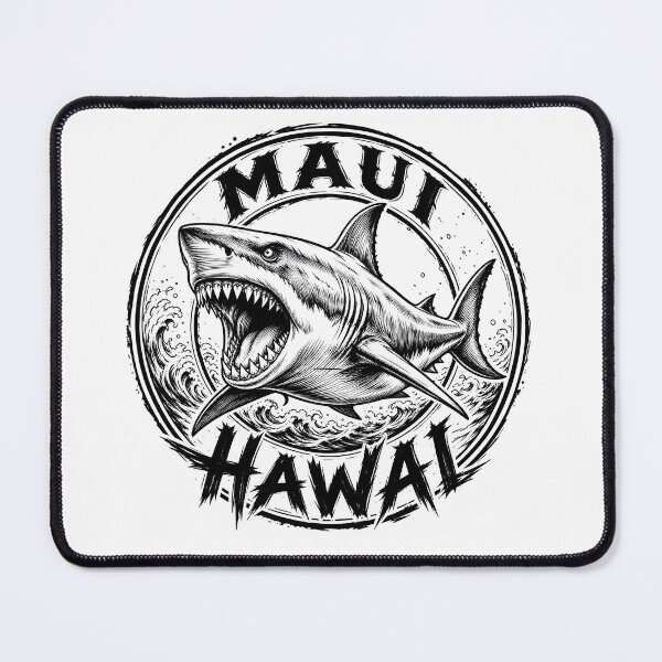 Item preview, Maui Hawaii Great White Shark Design designed and sold by castillomiami.