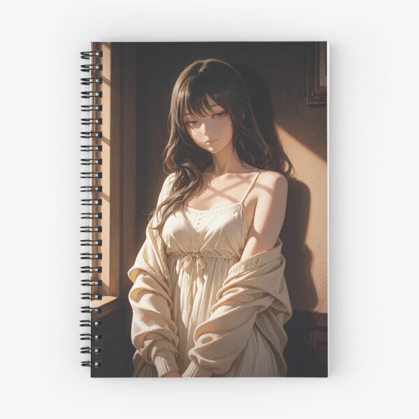 Item preview, Stillness in Light — Quiet Cinematic Anime Portrait designed and sold by SEIMEI2025.