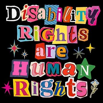 Artwork thumbnail, Disability Rights are Human Rights by Verominunus