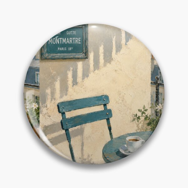 Item preview, Rue Gutte Montmartre Cafe Impressionist Art designed and sold by CARRAANN.