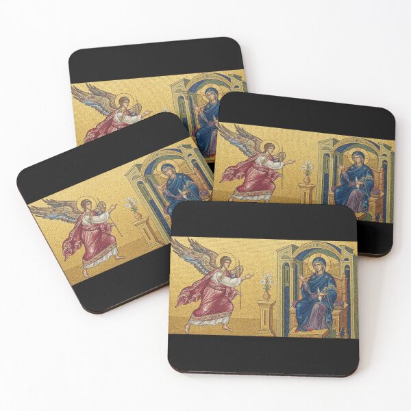 Item preview, Annunciation of the Virgin Byzantine Mosaic designed and sold by MantoSagrado.