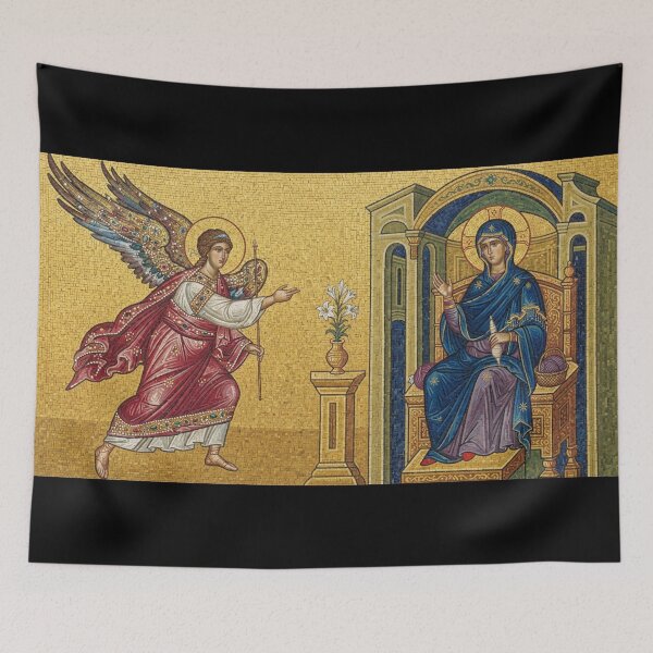 Item preview, Annunciation of the Virgin Byzantine Mosaic designed and sold by MantoSagrado.