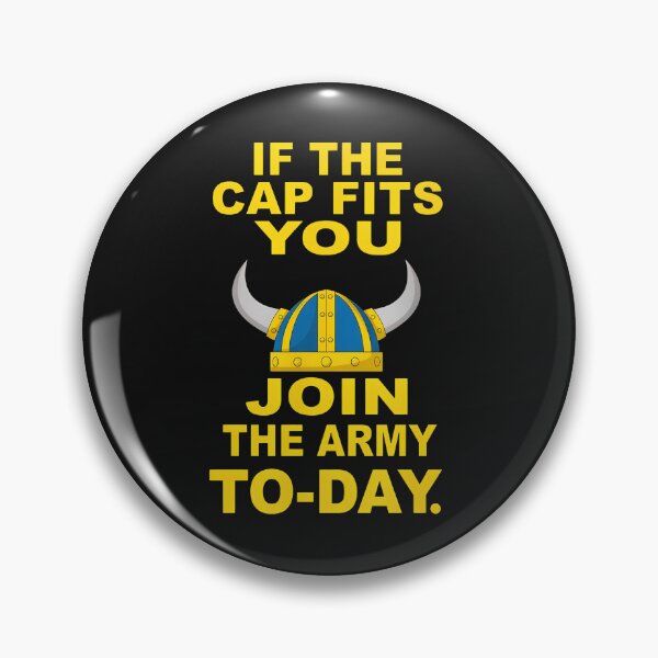 Item preview, Viking Helmet If Cap Fits Join Army Today designed and sold by haegerborra.