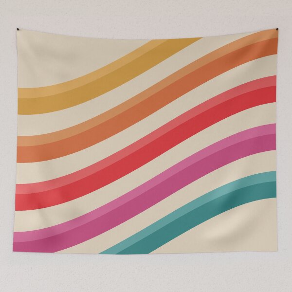 Item preview, Retro Pattern - Rolling Hills #809 designed and sold by Natural Collective.