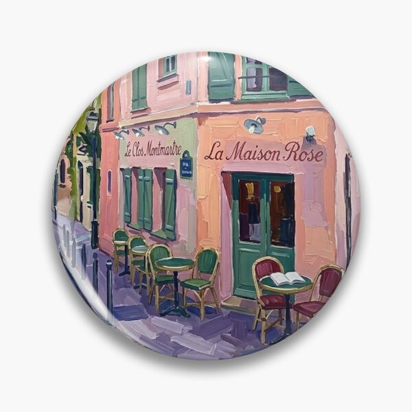Item preview, Montmartre Paris Cafe – Impressionist Painting  designed and sold by CARRAANN.