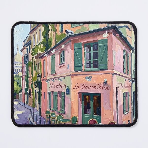 Item preview, Montmartre Paris Cafe – Impressionist Painting designed and sold by CARRAANN.