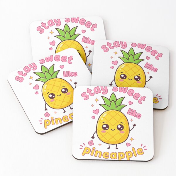 Item preview, Stay Sweet Like a Pineapple Cute Kawaii Tropical Fruit Summer Shirt Design designed and sold by morning sun.