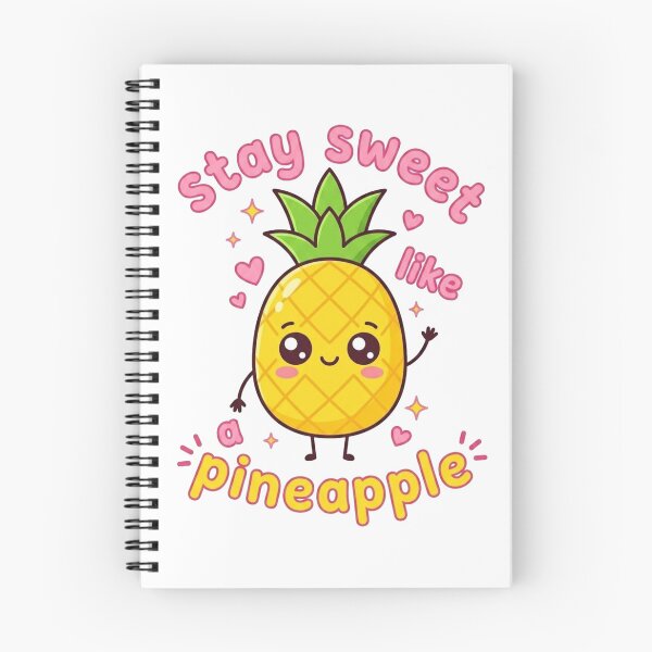 Item preview, Stay Sweet Like a Pineapple Cute Kawaii Tropical Fruit Summer Shirt Design designed and sold by morning sun.