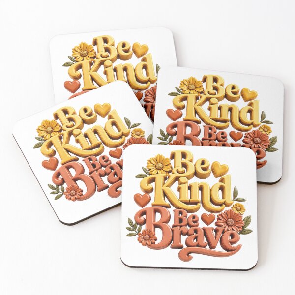 Item preview, Be kind Be brave designed and sold by Tunarite.