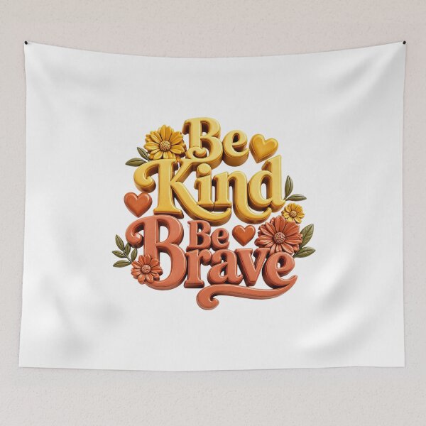 Item preview, Be kind Be brave designed and sold by Tunarite.