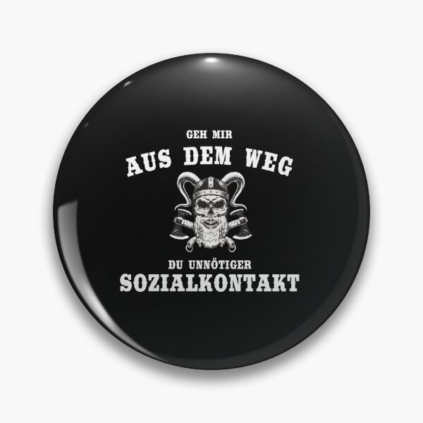 Item preview, Viking Skull Axe German Quote Dark Humor Apparel designed and sold by haegerborra.