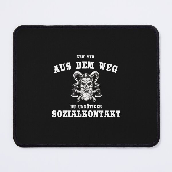 Item preview, Viking Skull Axe German Quote Dark Humor Apparel designed and sold by haegerborra.