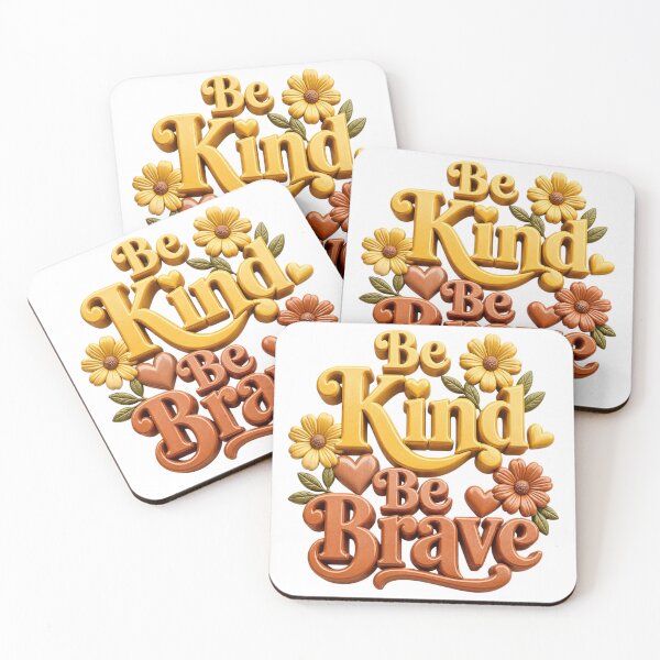 Item preview, Be kind Be brave designed and sold by Tunarite.