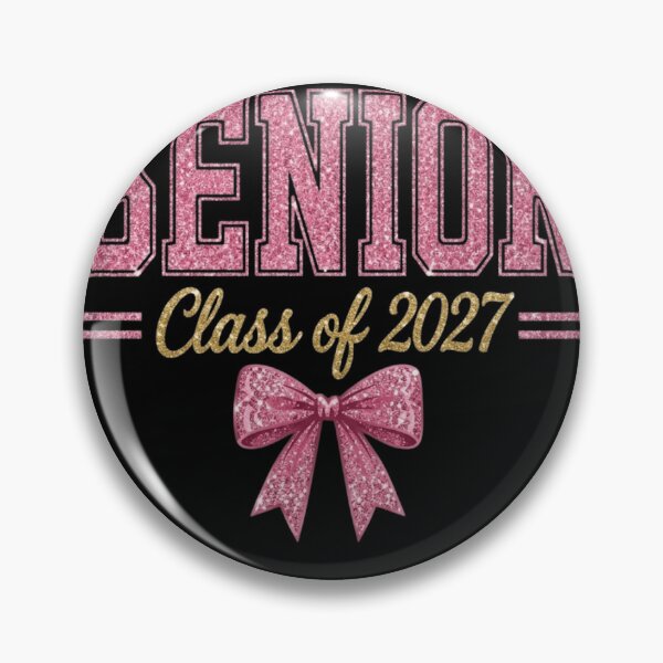 Artikelvorschau, Abschlussfeier der Bow High School, Jahrgang 2027, mit pinkfarbenem Glitzer entworfen und verkauft von haitrieuic96.