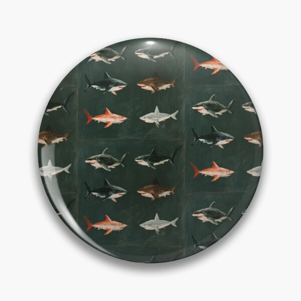 Item preview, Drawn sharks designed and sold by chill-a-lot.