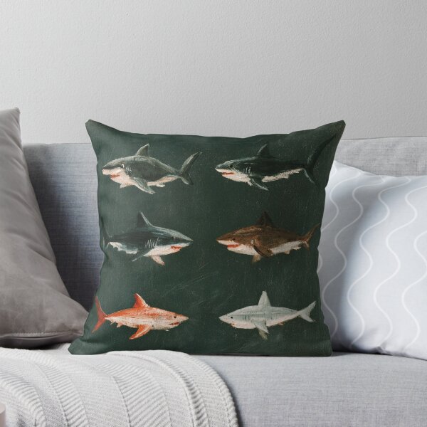 Item preview, Drawn sharks designed and sold by chill-a-lot.