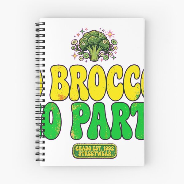 Item preview, No Broccoli No Party - Retro Groovy Vegetable Art designed and sold by Csaba1983.