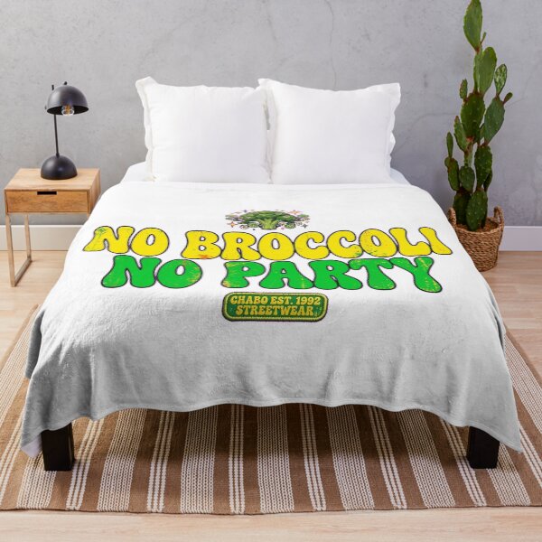 Item preview, No Broccoli No Party - Retro Groovy Vegetable Art designed and sold by Csaba1983.