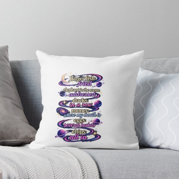 Item preview, Bigger Fish to Fry – Funny Galaxy Cosmic Sarcastic Quote Sticker designed and sold by Not Okay Supply Co..