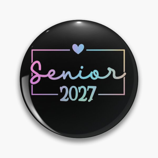 Item preview, Pastel Gradient Senior 2027 Heart Minimalist High School Graduation designed and sold by haitrieuic96.
