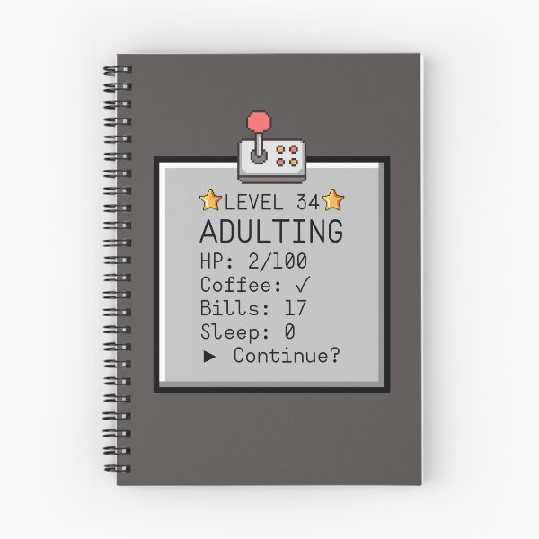 Item preview, Adulting gamer tshirt designed and sold by Creative Kelly.