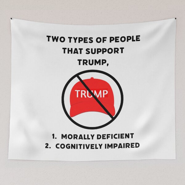 Item preview, Two types of people that support Trump designed and sold by Rachel the Artist .