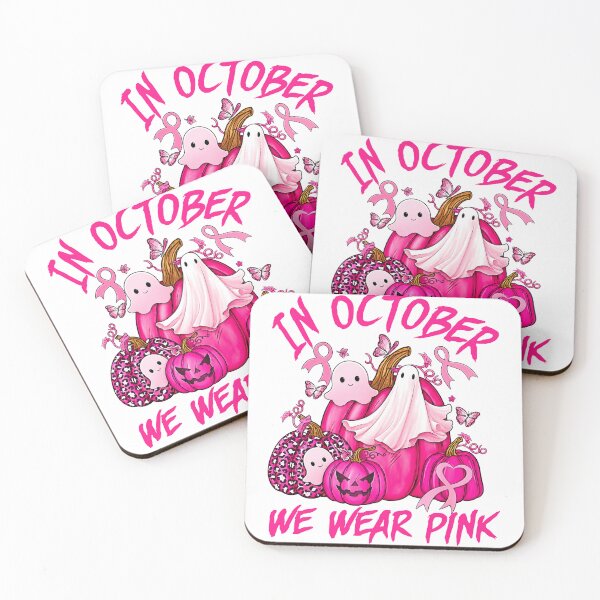 Item preview, In October We Wear Pink Breast Cancer Halloween designed and sold by KireVeronica.