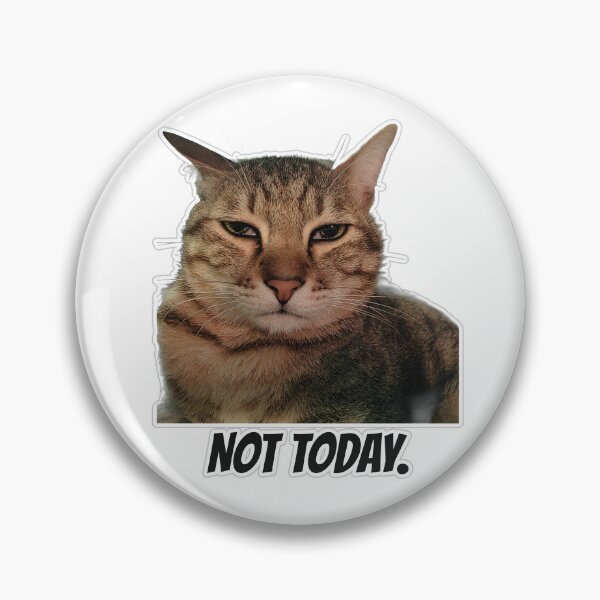Item preview, Not Today Unimpressed Cat Minimal Funny designed and sold by MoodyCoCo.