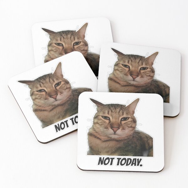 Item preview, Not Today Unimpressed Cat Minimal Funny designed and sold by MoodyCoCo.