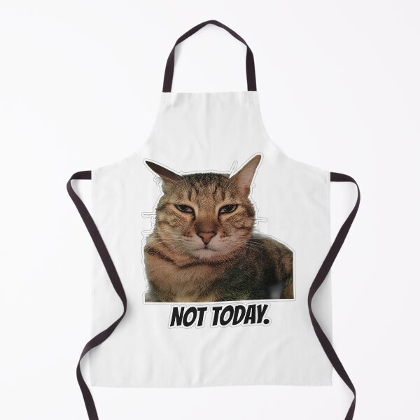 Item preview, Not Today Unimpressed Cat Minimal Funny designed and sold by MoodyCoCo.