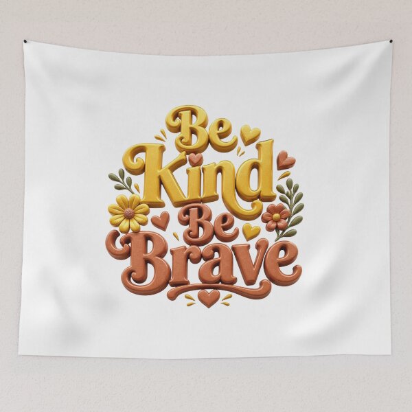 Item preview, Be kind Be brave designed and sold by Tunarite.