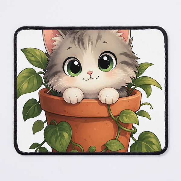Item preview, A Cute Kitten In The Pot designed and sold by Jaideep Walia.
