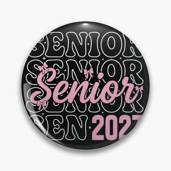 Item preview, Stacked Senior 2027 Groovy Pink Bow Coquette Class Of 2027 designed and sold by haitrieuic96.