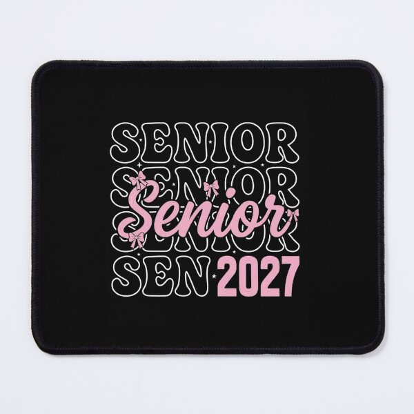 Item preview, Stacked Senior 2027 Groovy Pink Bow Coquette Class Of 2027 designed and sold by haitrieuic96.
