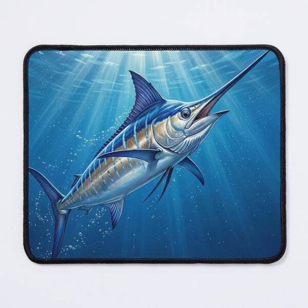 Item preview, Blue Marlin Illustration – Saltwater Legends Fishing Art designed and sold by Northbound Trail.
