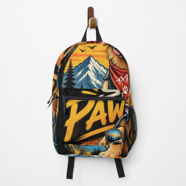 Item preview, Stay Pawsitive - Hiking Golden Retriever designed and sold by GenZFashion000.