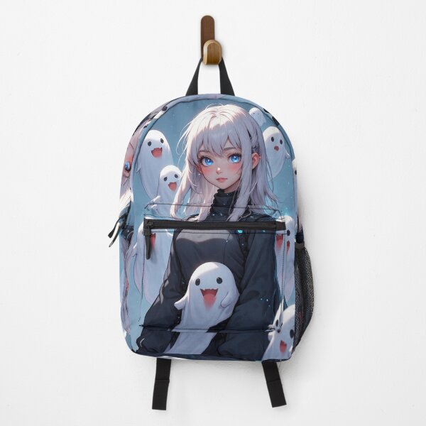 Item preview, Mysterious anime girl and ghosts designed and sold by ArtsJulian.