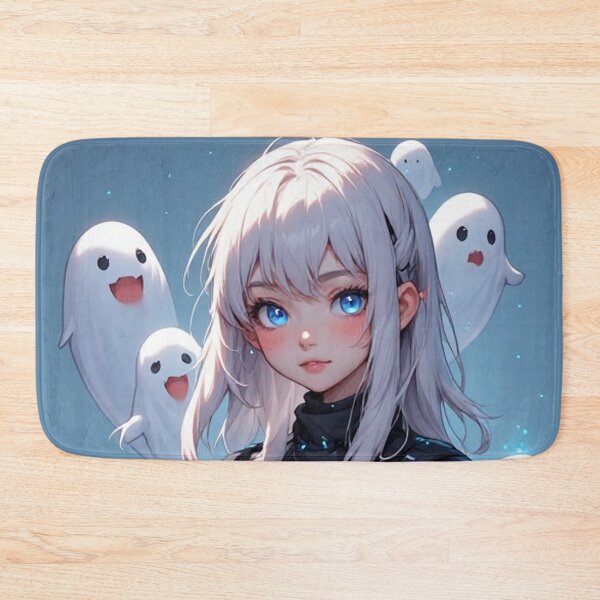 Item preview, Mysterious anime girl and ghosts designed and sold by ArtsJulian.
