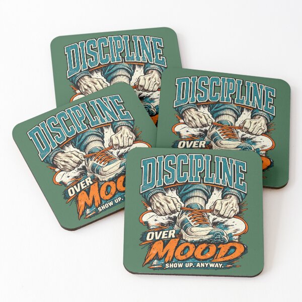 Item preview, Discipline Over Mood – Vintage Athletic Motivation designed and sold by Williams Anderson.
