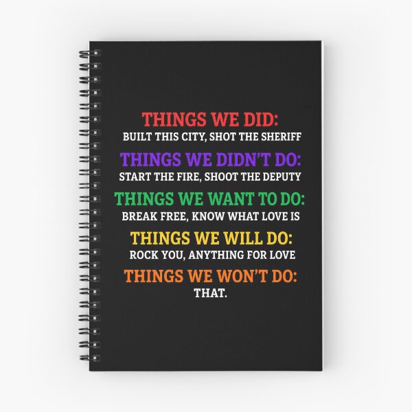 Item preview, Things We Did Didn't Want Will Won't Do designed and sold by dariakustocr.