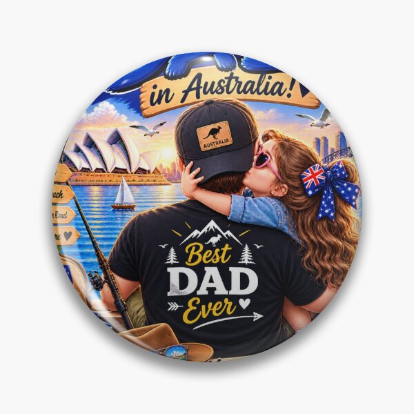 Item preview, Copy of Australian Dad Happy Father’s Day designed and sold by JANAWIYSTUDIO.