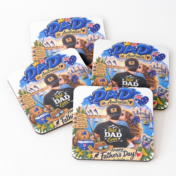 Item preview, Copy of Australian Dad Happy Father’s Day designed and sold by JANAWIYSTUDIO.