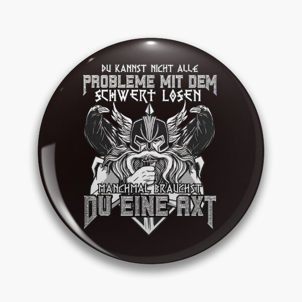Item preview, Viking Warrior Axe Problem Solver German Text designed and sold by bisardpeak6.