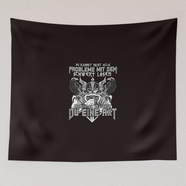 Item preview, Viking Warrior Axe Problem Solver German Text designed and sold by bisardpeak6.